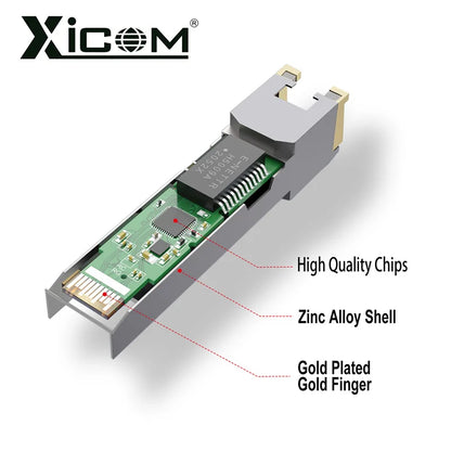 Xicom 2.5G RJ45 SFP Copper Transceiver Module