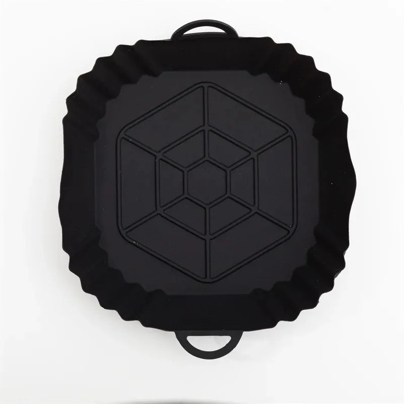 Silicone Air Fryer Pot Tray with Handles