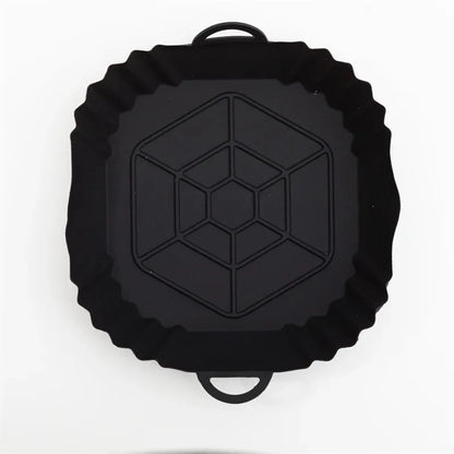 Silicone Air Fryer Pot Tray with Handles