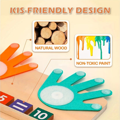 Wooden Arithmetic Learning Board