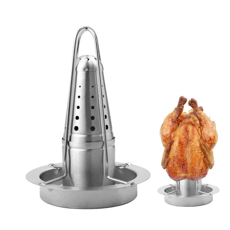 Stainless Steel Vertical Chicken Roaster Rack