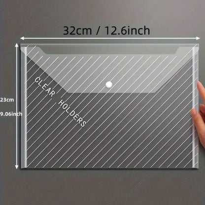 A4 Transparent Document File Bags