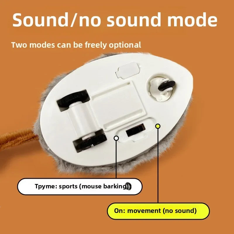 Interactive Moving Mouse Cat Toy