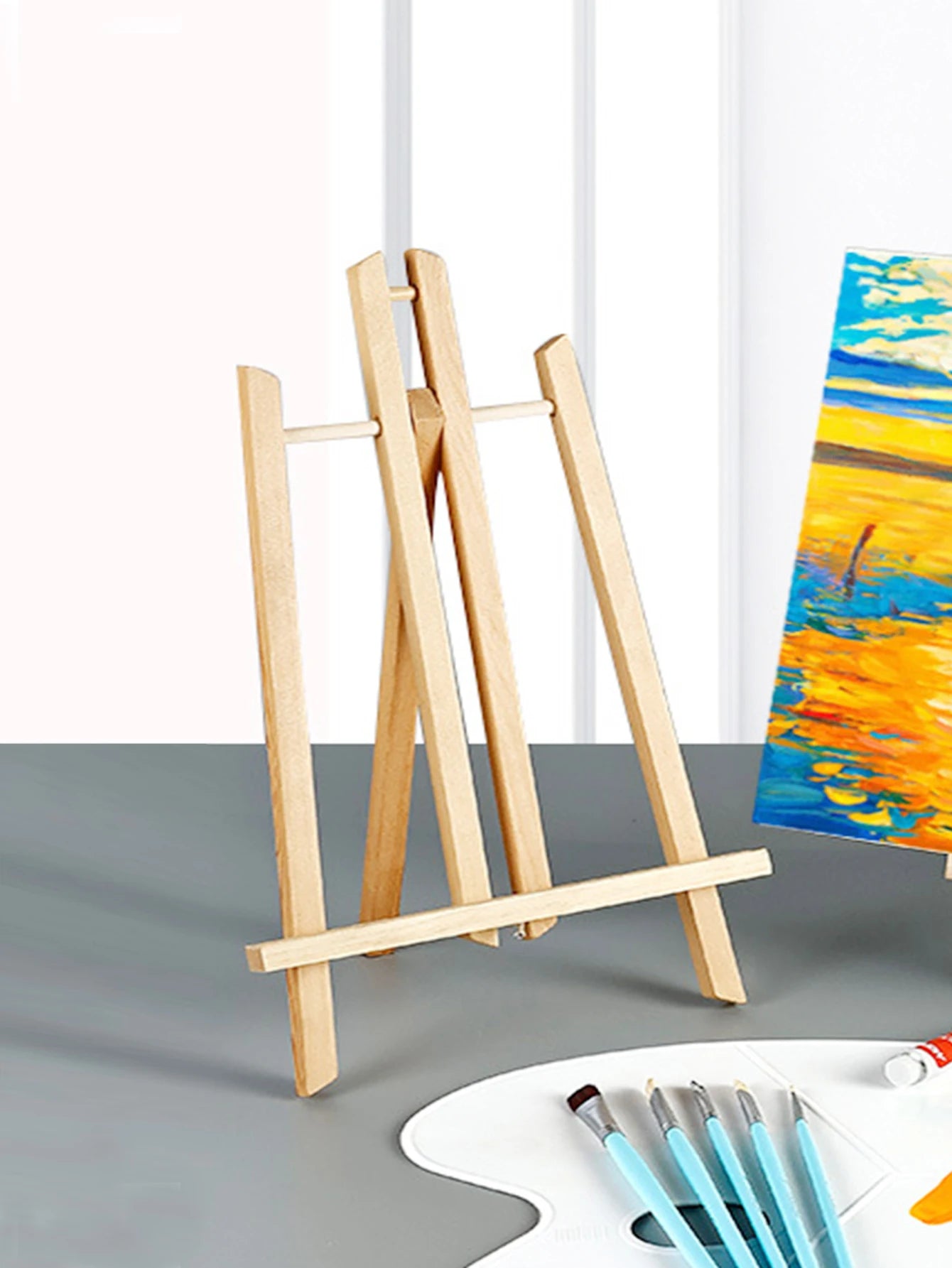 Mini Wooden Tabletop Display Easel