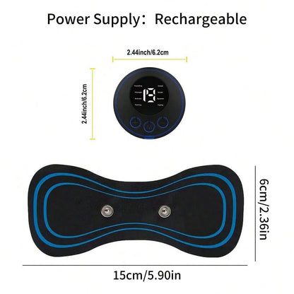 USB Rechargeable Smart Neck Massager Pad