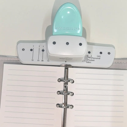 3-Hole Circular Paper Punch for DIY Planners & Notebooks