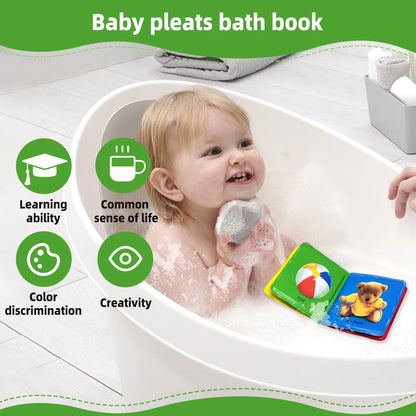 Baby Bath Book Waterproof English Toy