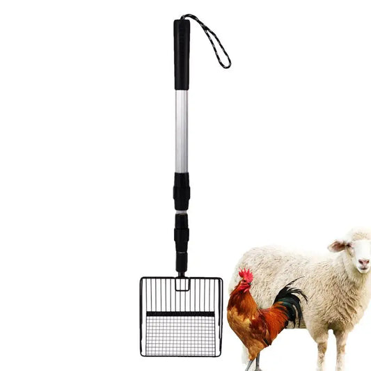 Extendable Metal Cat Litter Scoop with Long Handle