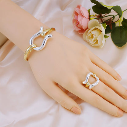 Wedding Jewelry Set – Choker Necklace, Earrings, Bracelet & Ring