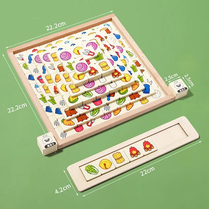 Wooden Sheep Strategy Board Game