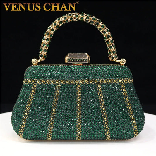 Luxury Rhinestone Evening Clutch Bag