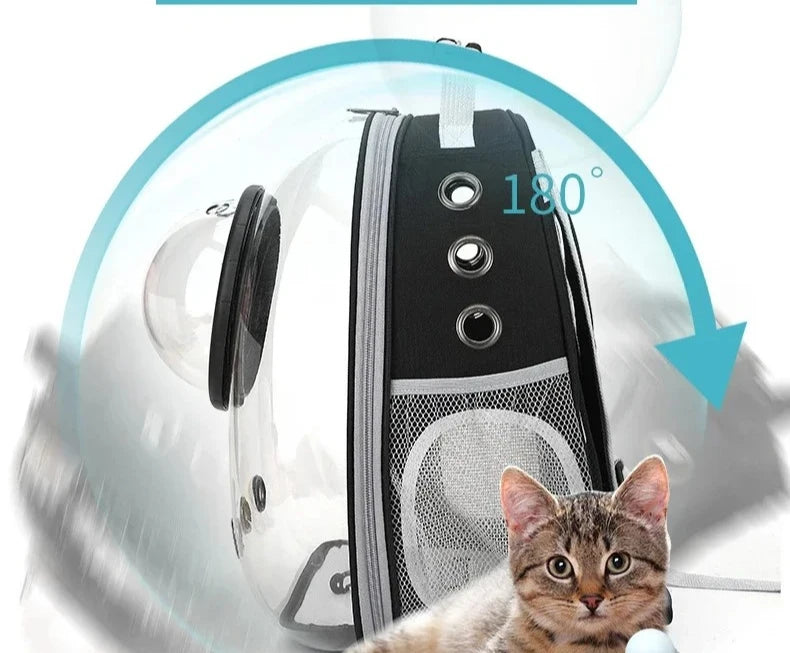 Transparent Space Capsule Pet Carrier Backpack