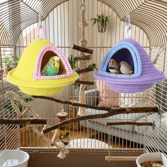 Warm Hanging Bird Nest for Parrots