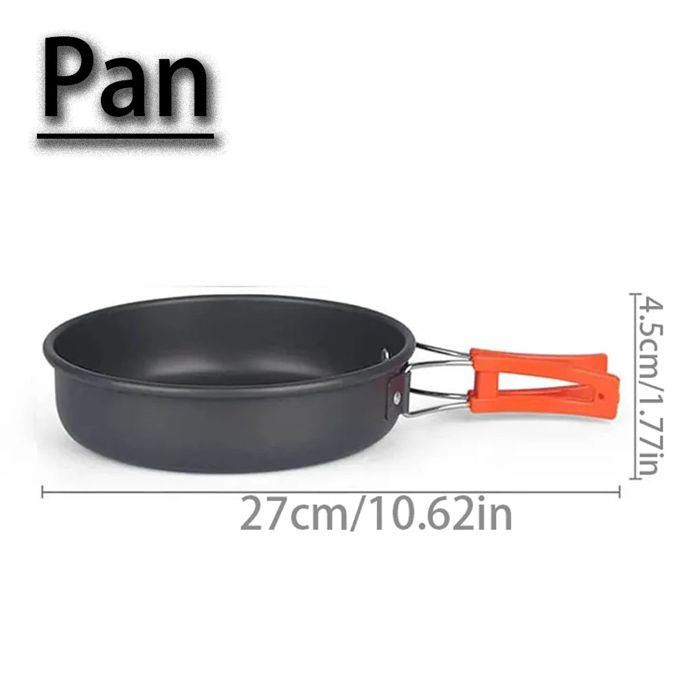 Camping Cookware Kit for Hiking, Picnic & Outdoor Cooking