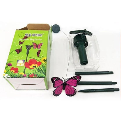Solar Fluttering Butterfly Garden Ornament