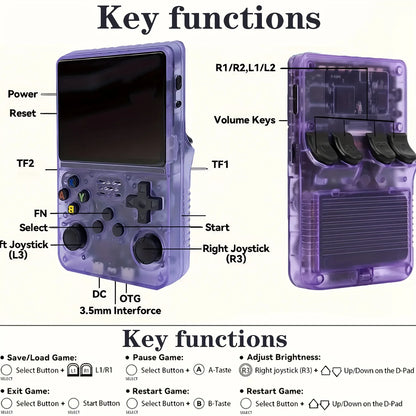 R36S Retro Handheld Game Console