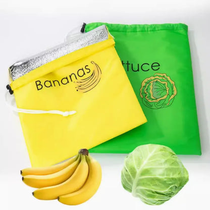 Reusable Drawstring Produce Storage Bag