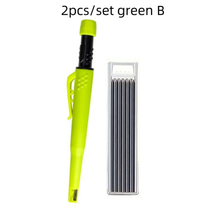 2.8mm Carpenter Mechanical Pencil Set with Sharpener