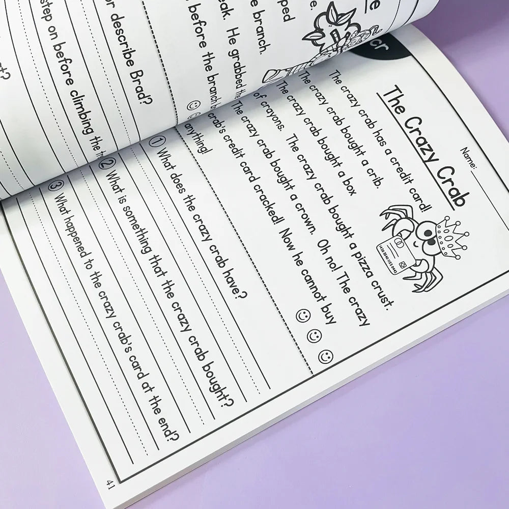 Reading Passages Comprehension Workbook
