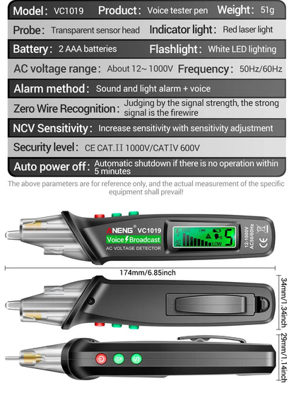 ANENG Non-Contact Voltage Tester Pen