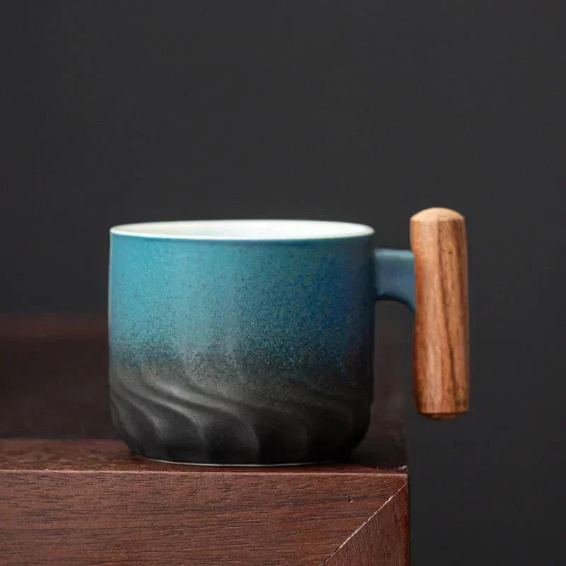 80ml Creative Handmade Ceramic Retro Coffee Mug