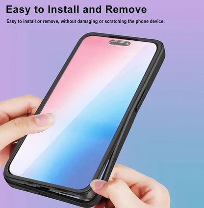 Full Coverage Anti-Scratch Bumper Case for iPhone 12–17 Series