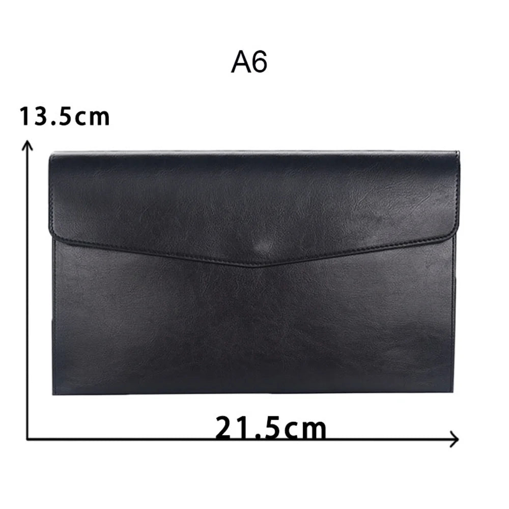 PU Leather Document & Passport Organiser Folder