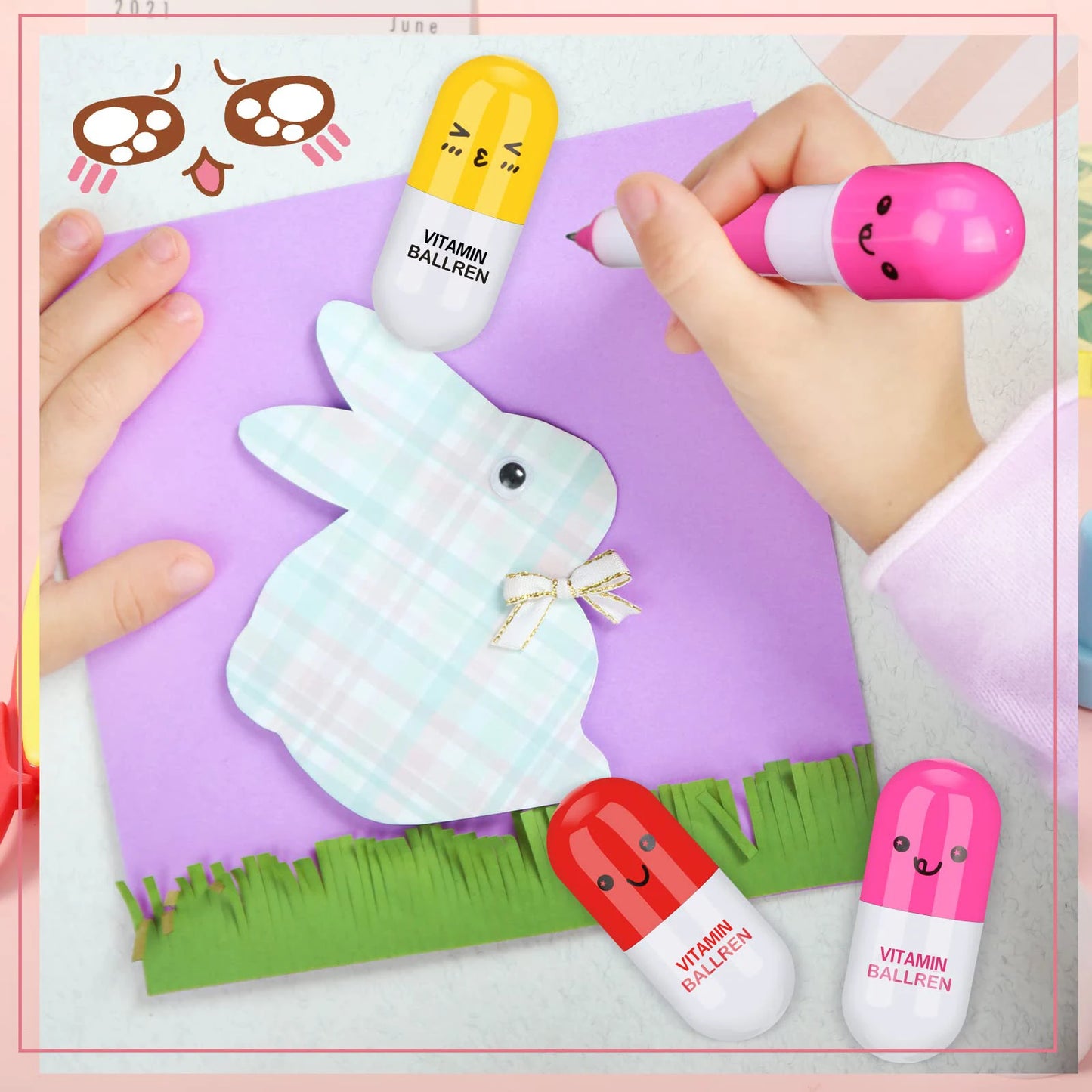 Cute Retractable Capsule Pens for School, Office & Party Favors