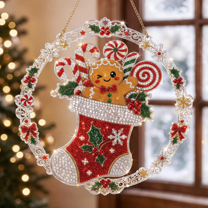 DIY Diamond Painting Christmas Tree Ornament