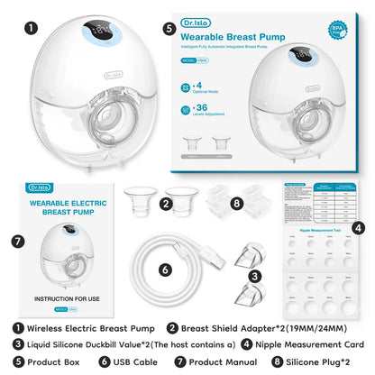 Wearable Hands-Free Electric Breast Pump