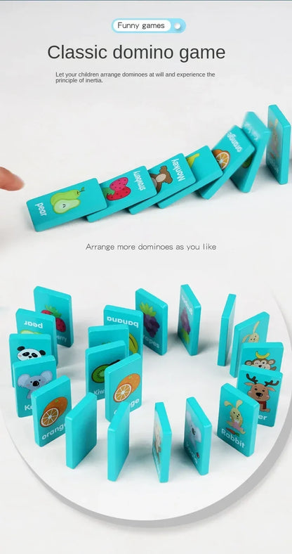 Children Hand Scratch Wooden Puzzle Toy