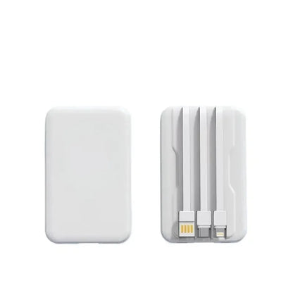 Magnetic Wireless Power Bank with Built-in Cable