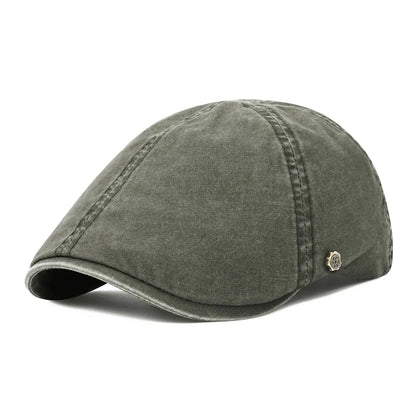 Cotton Newsboy Ivy Flat Cap