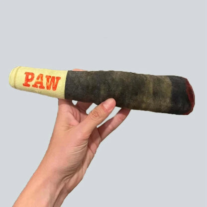 Cigar Plush Squeaky Dog Toy
