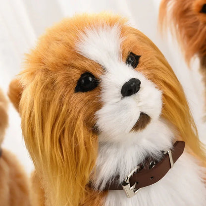Interactive Walking Plush Robot Dog