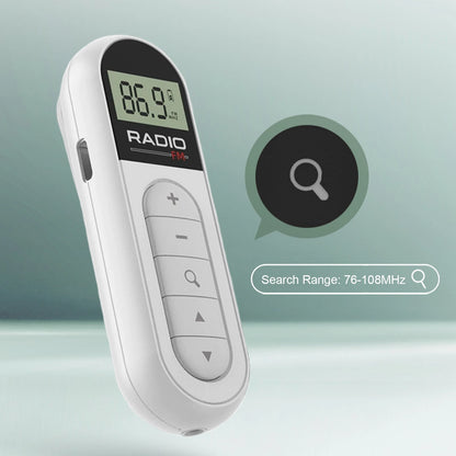 Portable Digital FM Pocket Radio with LCD Display