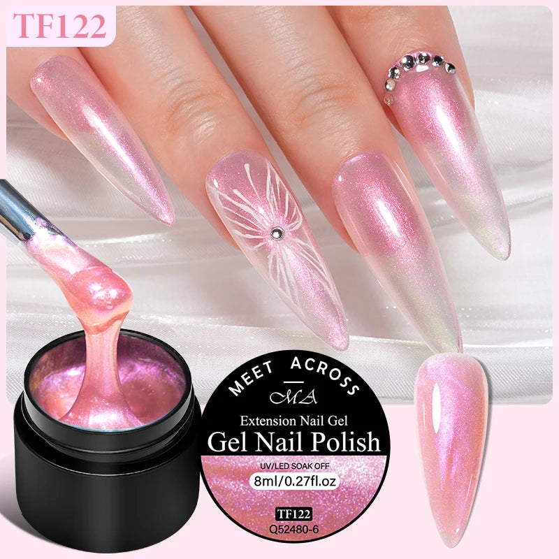 MEET ACROSS 8ML Aurora Extension Gel Polish
