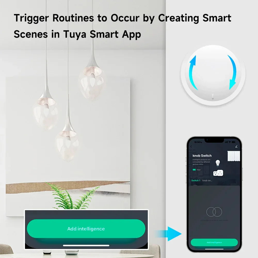 Wireless Zigbee Scene & Dimmer Controller