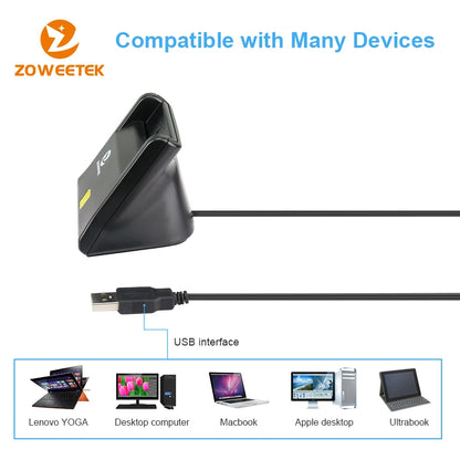 Zoweetek USB ID Smart Card Reader