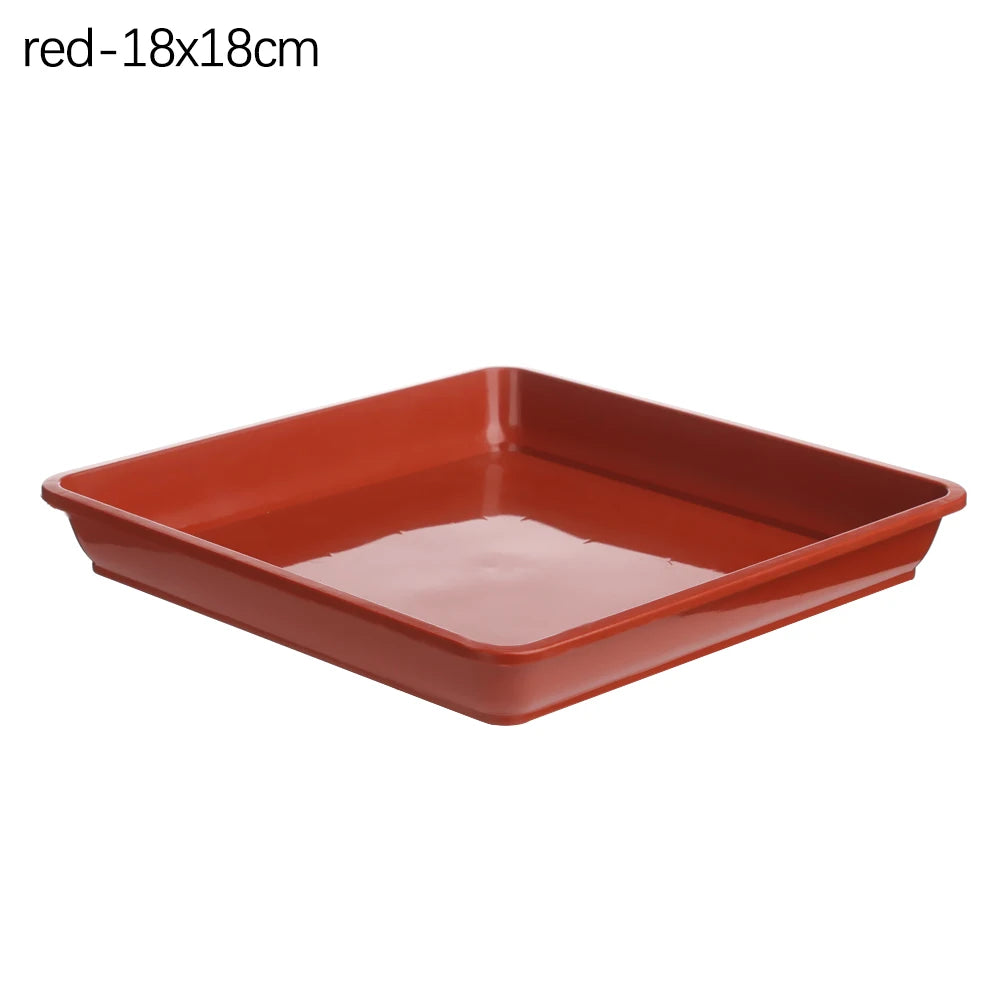 Square Plastic Plant Pot Saucer