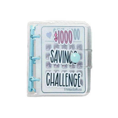 Mini PVC Budget Binder for Cash Stuffing & Saving Goals