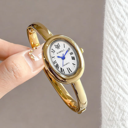 Oval Roman Numeral Quartz Watch
