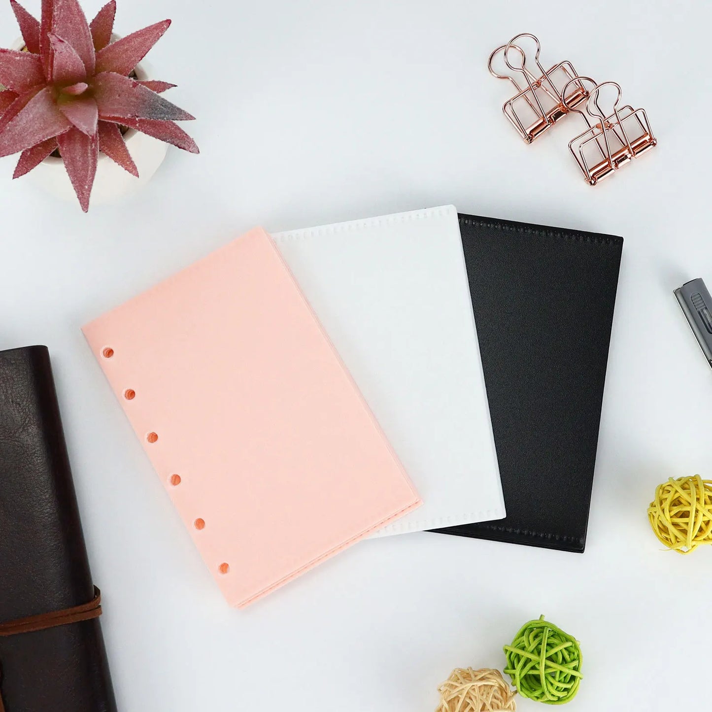 A6 & A7 Loose Leaf Binder Dividers with Cash Envelopes