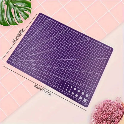 A4 Self-Healing Cutting Mat with Measurement Grid