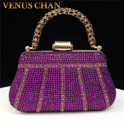 Luxury Rhinestone Evening Clutch Bag