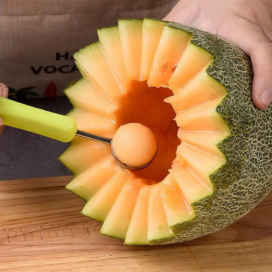 4-in-1 Stainless Steel Melon Ball Spoon Set