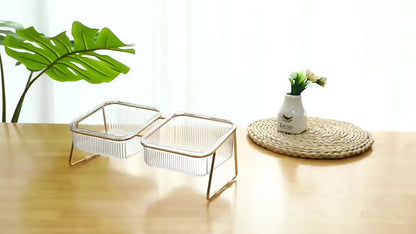 Elevated Non-Slip Pet Feeding Bowl for Cats & Small Dogs