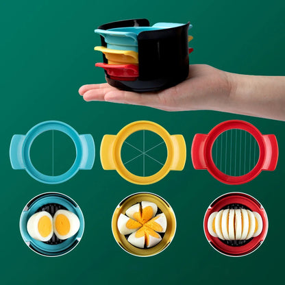 3-in-1 Multifunction Egg Slicer Cutter