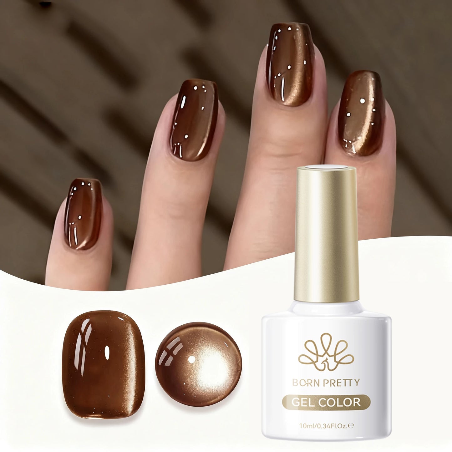 BORN PRETTY 10ml Cat Magnetic Gel Nail Polish