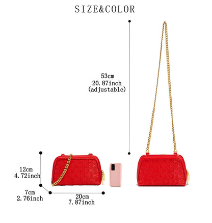 Minimalist Chain Shoulder Crossbody Bag